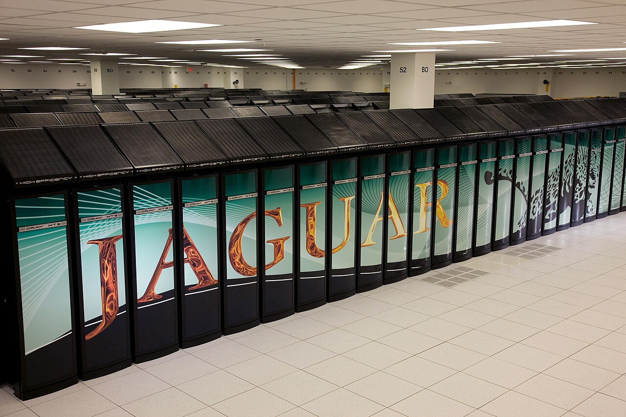 High-performance computing cluster representing enterprise AI deployments